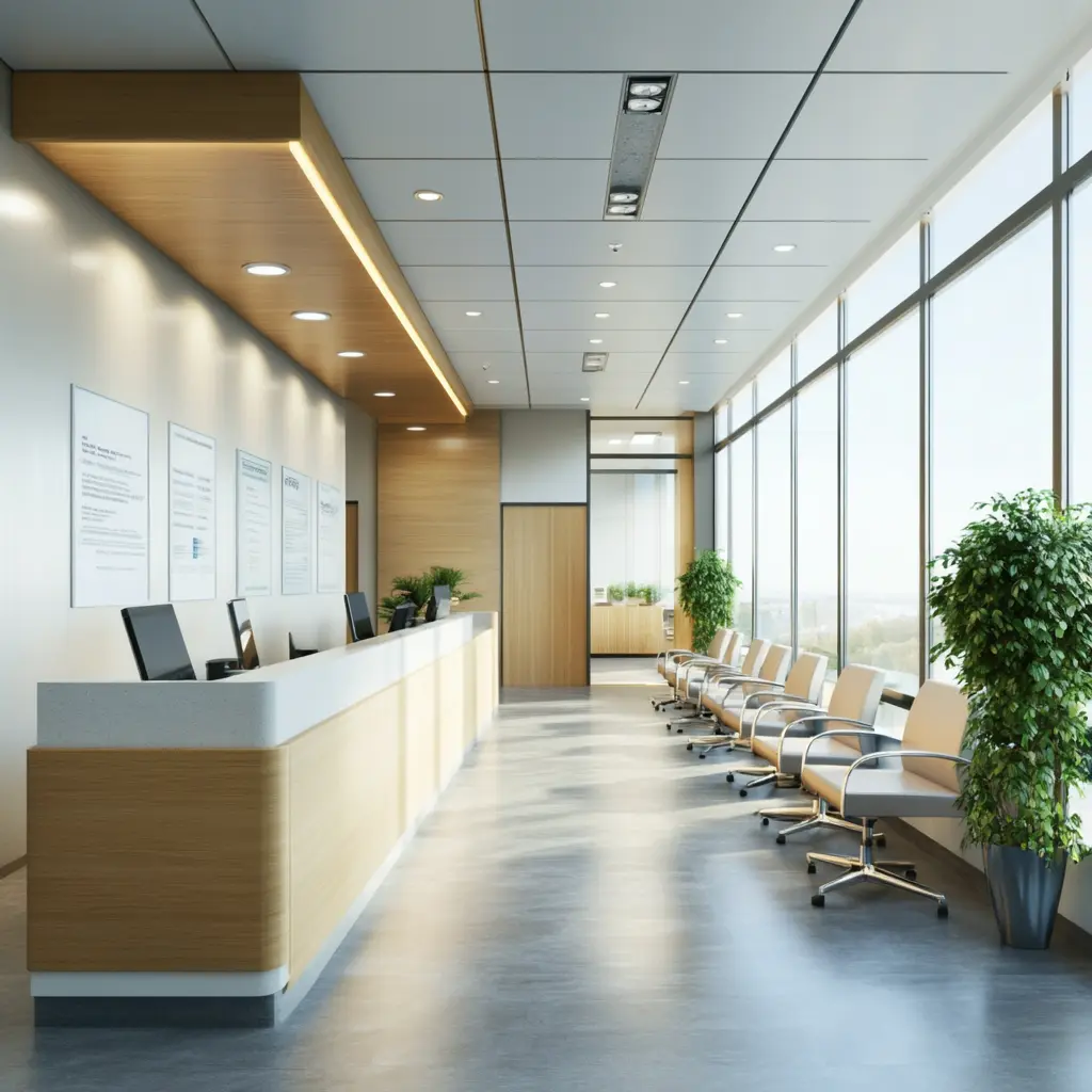 Discover Our Modern Medical Office and Comfortable Consultation Spaces Modern medical office with bright and comfortable consultation spaces