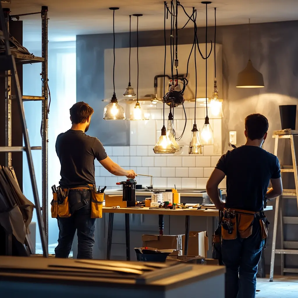 Your Vision, Our Expertise: Home Renovation Services Construction crew working on a home renovation project