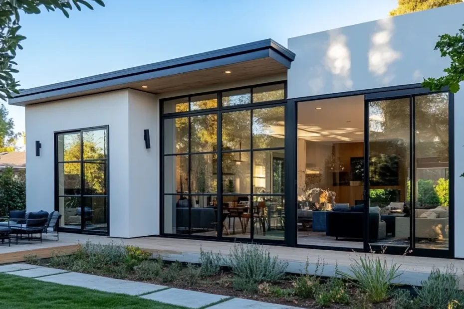 Modern ADU with sleek design and private patio in Irvine
