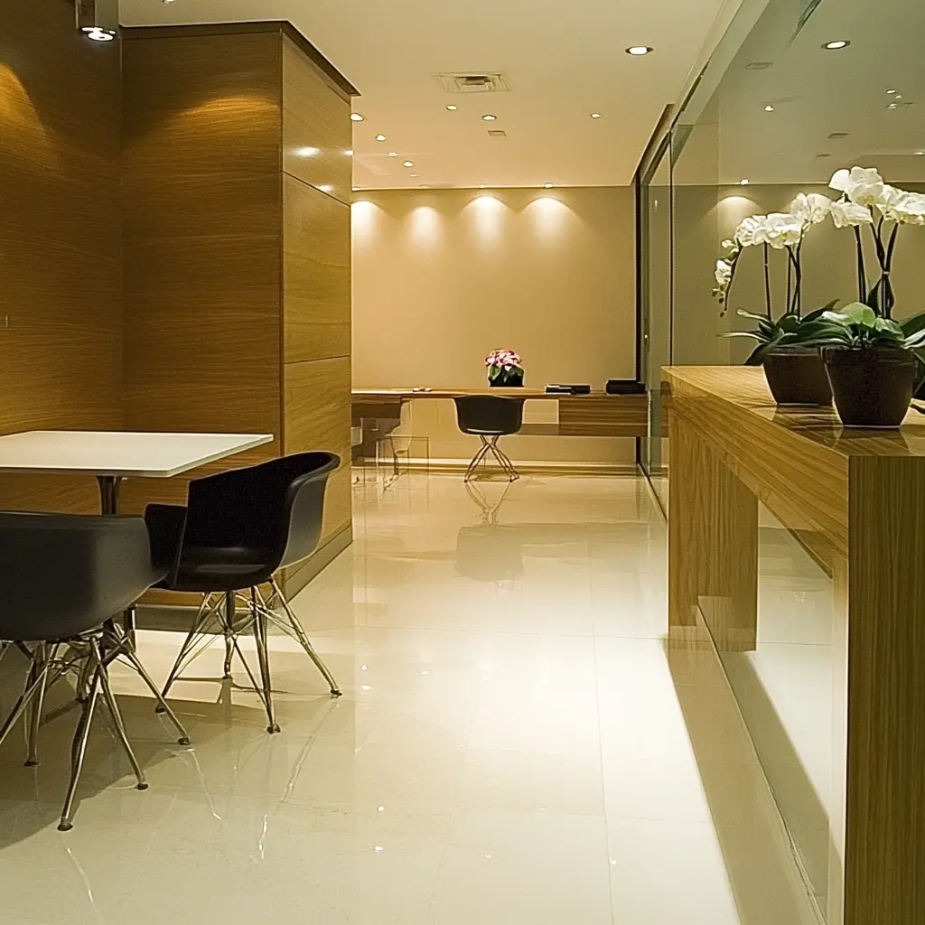 Modern Medical Clinic: Where Innovation Meets Care A modern medical clinic with state-of-the-art technology and a clean design.