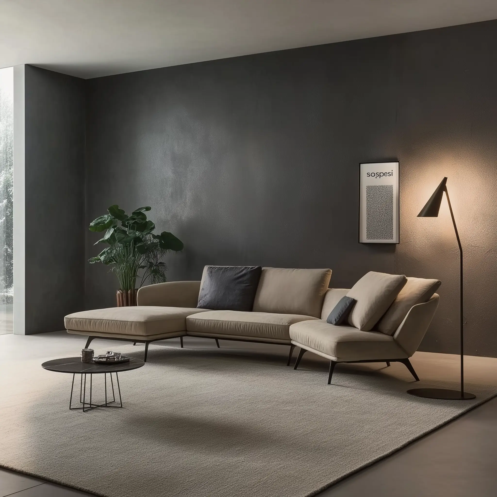 Poltrone Design Contemporaneo: Comfort e Stile per il Tuo Relax Poltrona design con base in metallo e seduta imbottita in tessuto, perfetta per leggere un libro o guardare un film.