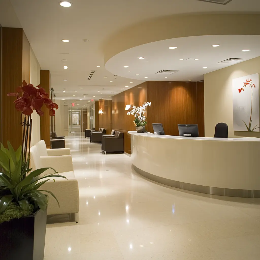 Private Medical Consultation Rooms: Personalized Care in a Modern Setting Private consultation rooms in a modern medical office.
