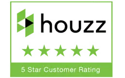A graph showing the correlation between 5-star Houzz reviews and business growth.