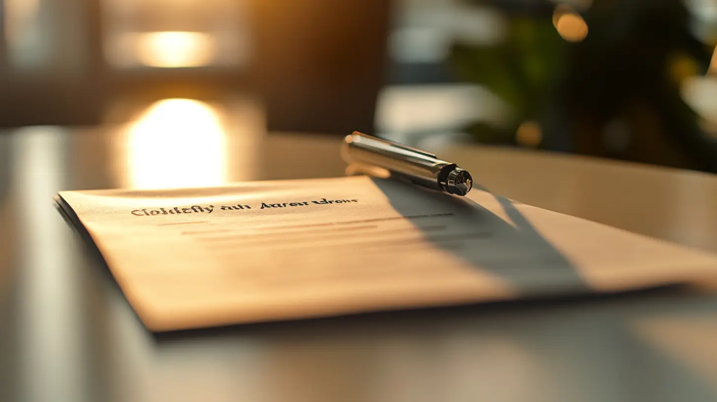 A white envelope with a red wax seal, resting on a clean desk, symbolizing approval.
