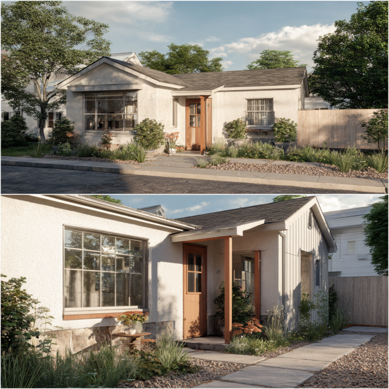 Attached ADU extension on suburban home
