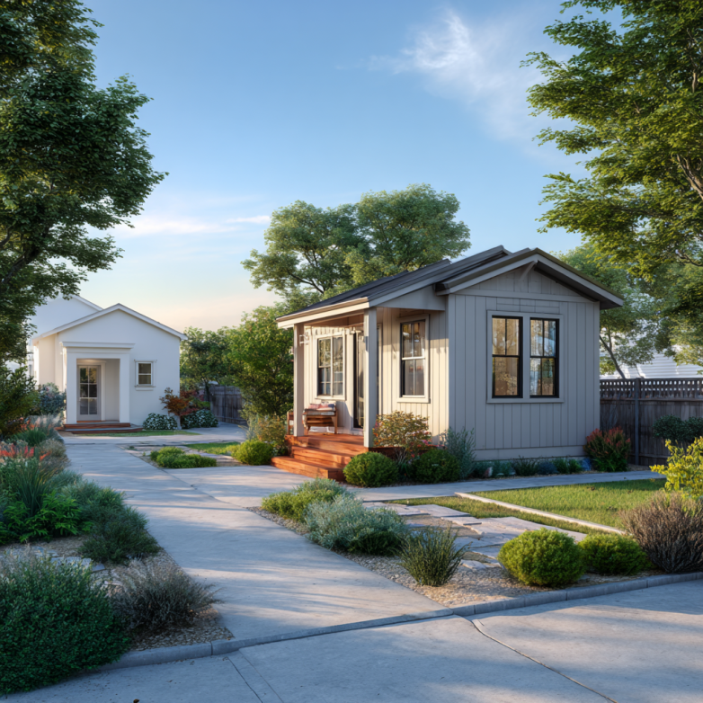 Newly built detached ADU with modern design