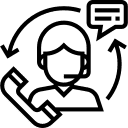 Diagram or infographic showing a circular flow of continuous support from a remodeling company, including post-project care.
