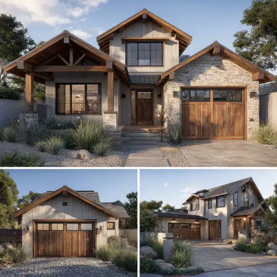 A collection of Craftsman-style ADU designs in a Laguna Beach setting, built by professional adu contractors.