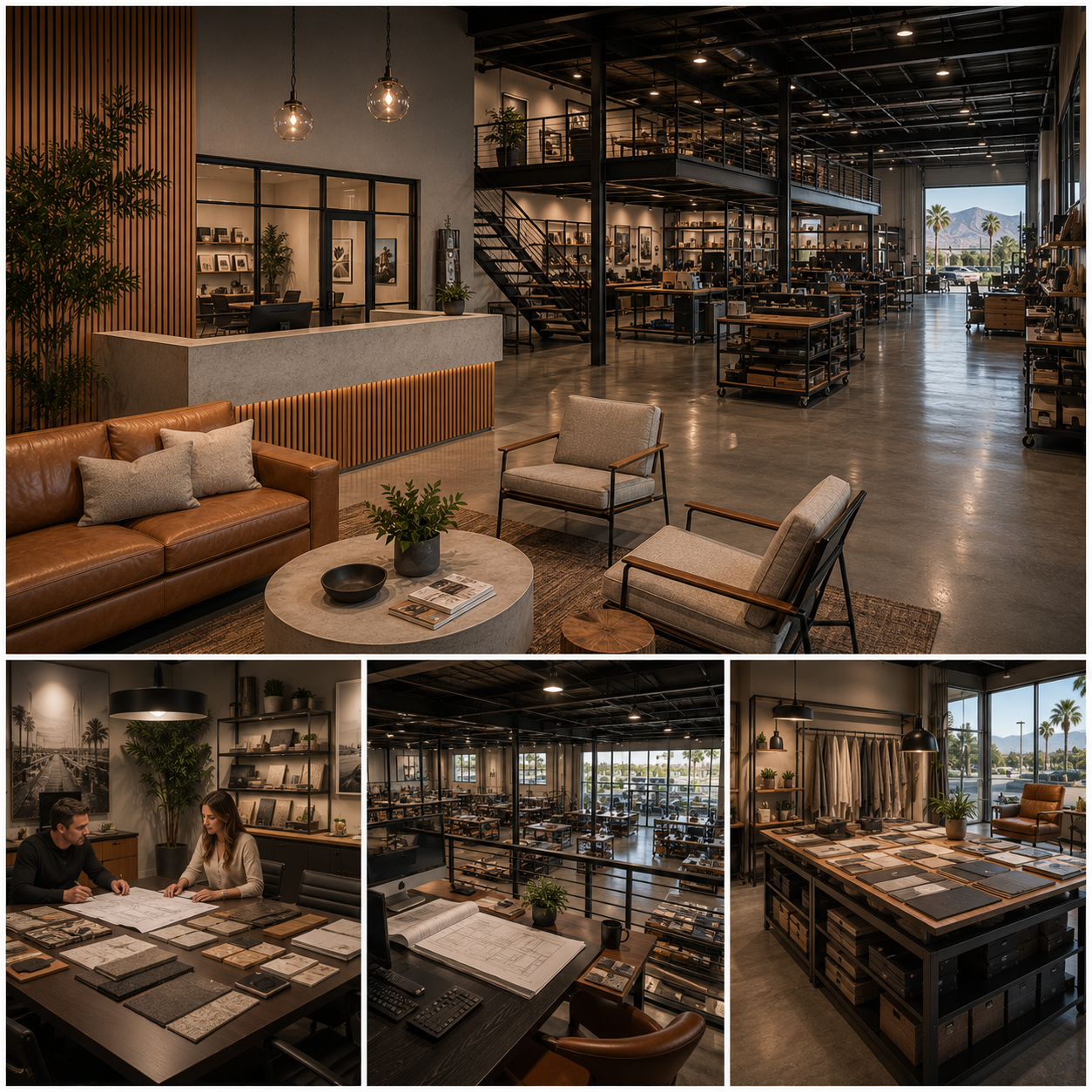 Boutique commercial interior design studio managing a large-scale Baldwin Park project