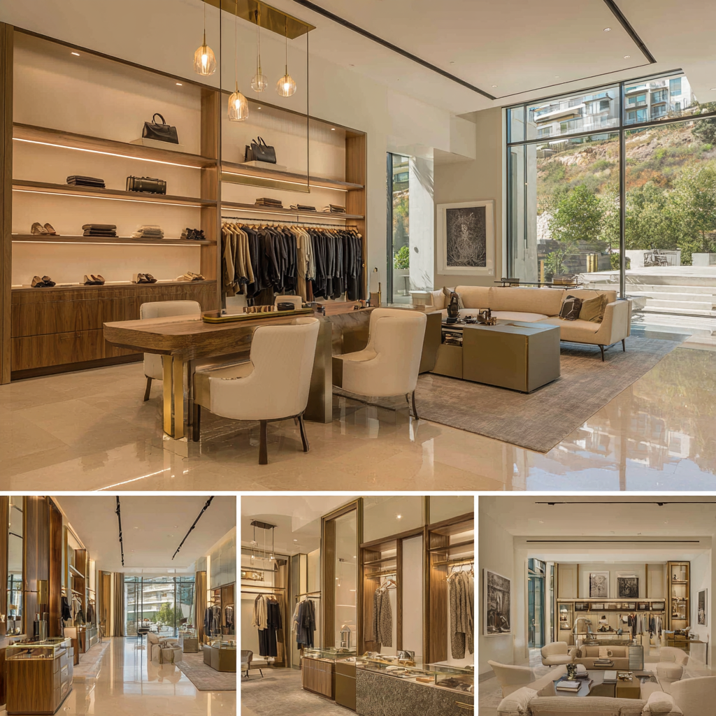 Luxury Boutique Interior Design in Bel Air, CA