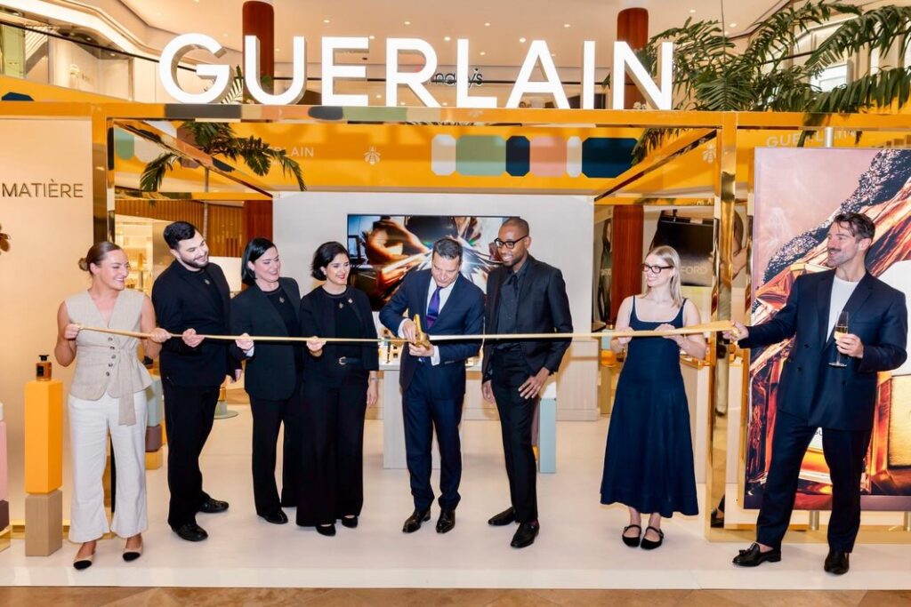 Guerlain pop-up opening ceremony at South Coast Plaza with master perfumer Thierry Wasser